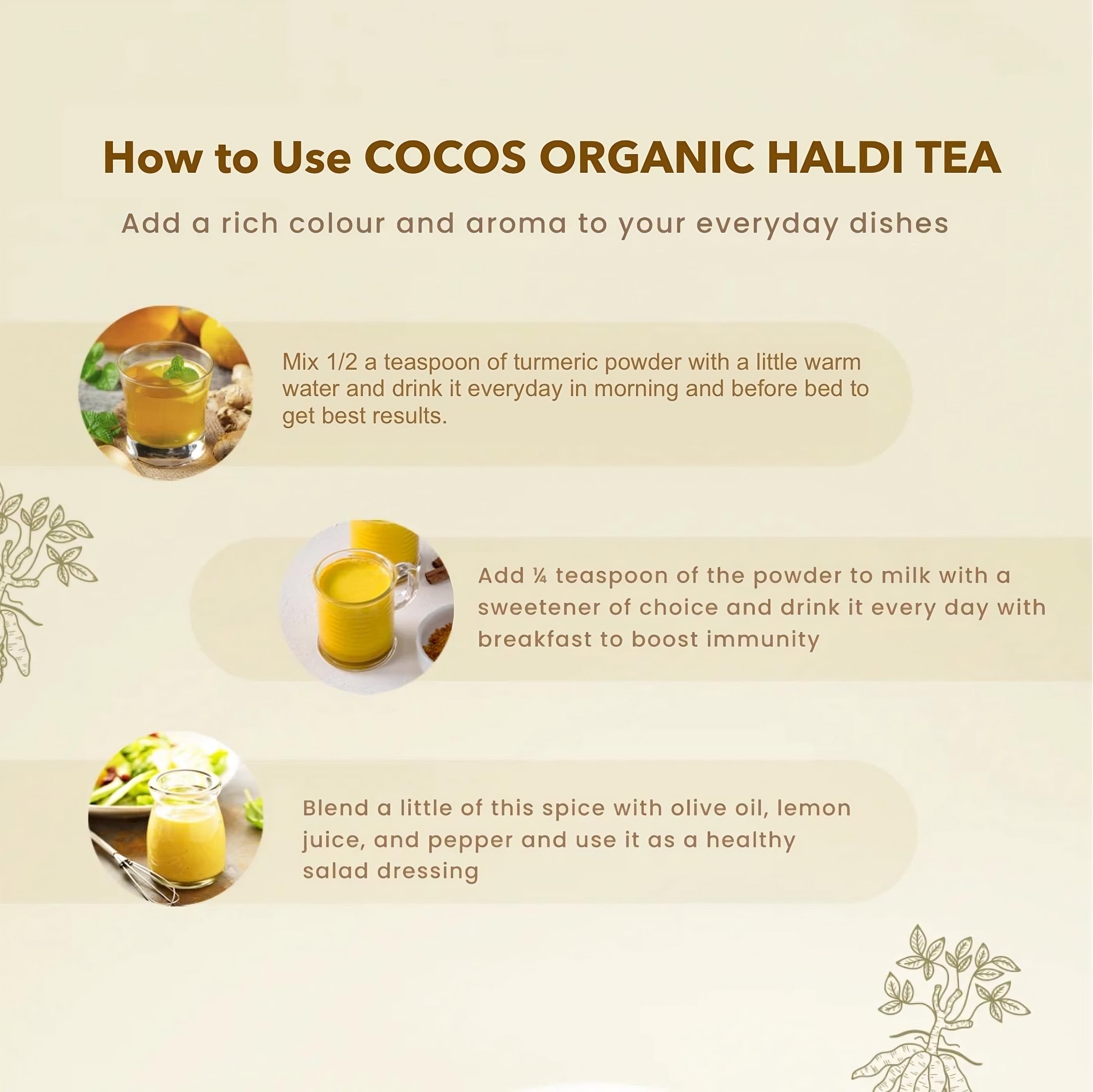 COCOS ORGANIC HALDI TEA